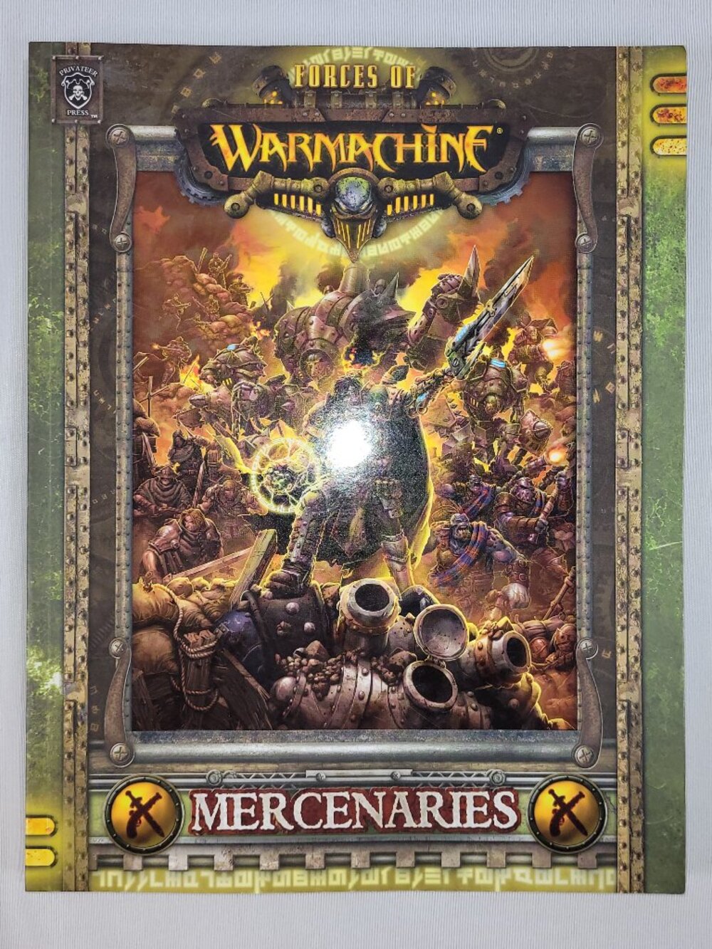 Forces of Warmachine Mercenaries Handbook RPG Softcover Game Book Manual